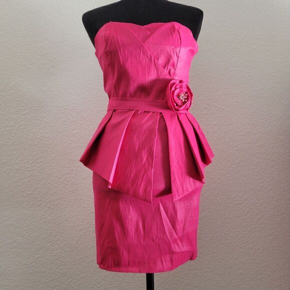 Romeo & Juliet flowe Strapless Dress size S - Picture 1 of 8